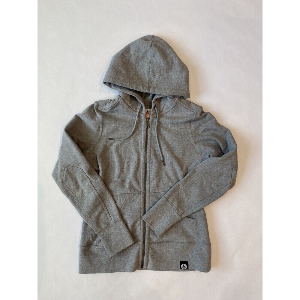 Women’s American Giant Made in USA Zip Up Hoodie Gray Size Medium Full Zip